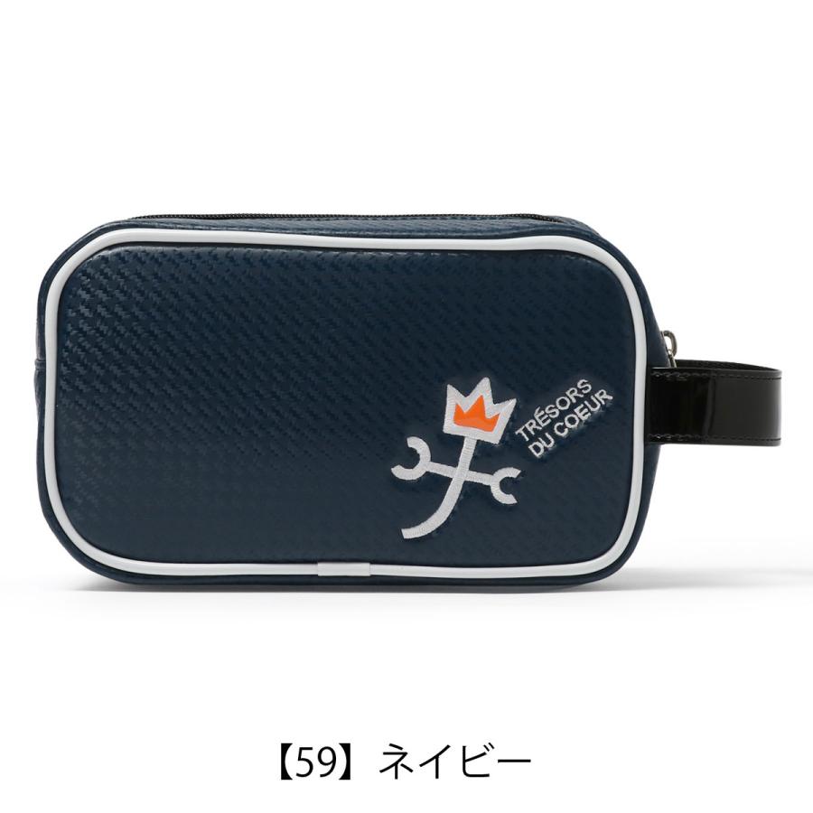 CASTELBAJAC カステルバジャック ゴルフポーチ【ネイビー】美品！