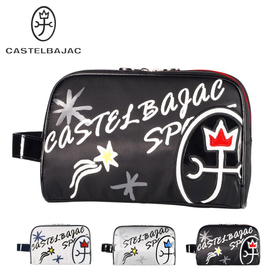 カステルバジャック カートバッグ 7235381305 シルバー CASTELBAJAC（カステルバジャック） スポーツ ポーチ メンズ