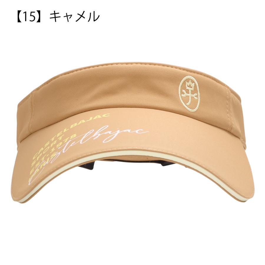 CASTELBAJAC（カステルバジャック） ゴルフ バイザー 帽子 レディース