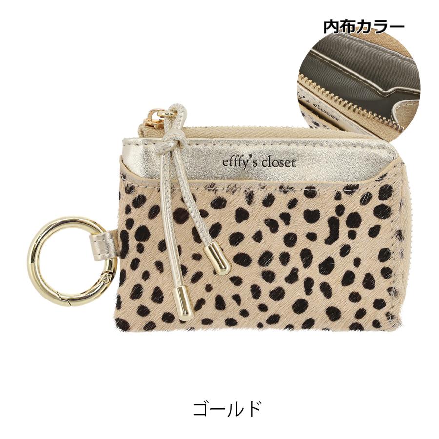 efffy（エフィー） フラグメントケース L字ファスナー レディースCBP5
