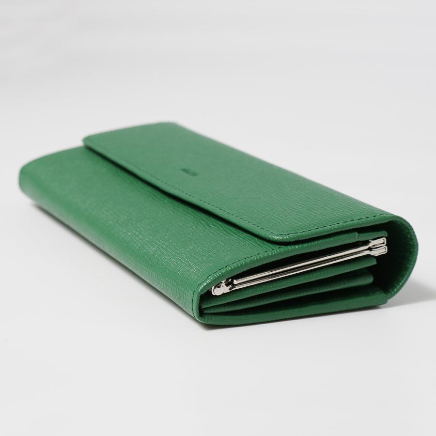★新品★COMME CA　コムサ　レザー長財布　ロングウォレット　牛革　グリーン COMME CA（コムサ） 長財布 ボン・ボンシック レディース 本革 74790