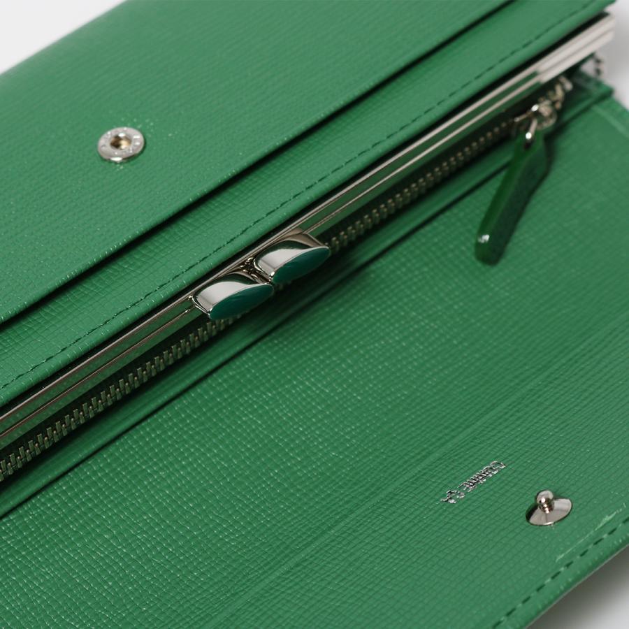 コムサ 長財布 シュリー レディース 74692 COMME CA Sully 牛革 本革 レザー 財布 かぶせ がま口小銭入れ ロングウォレット 大容量の画像