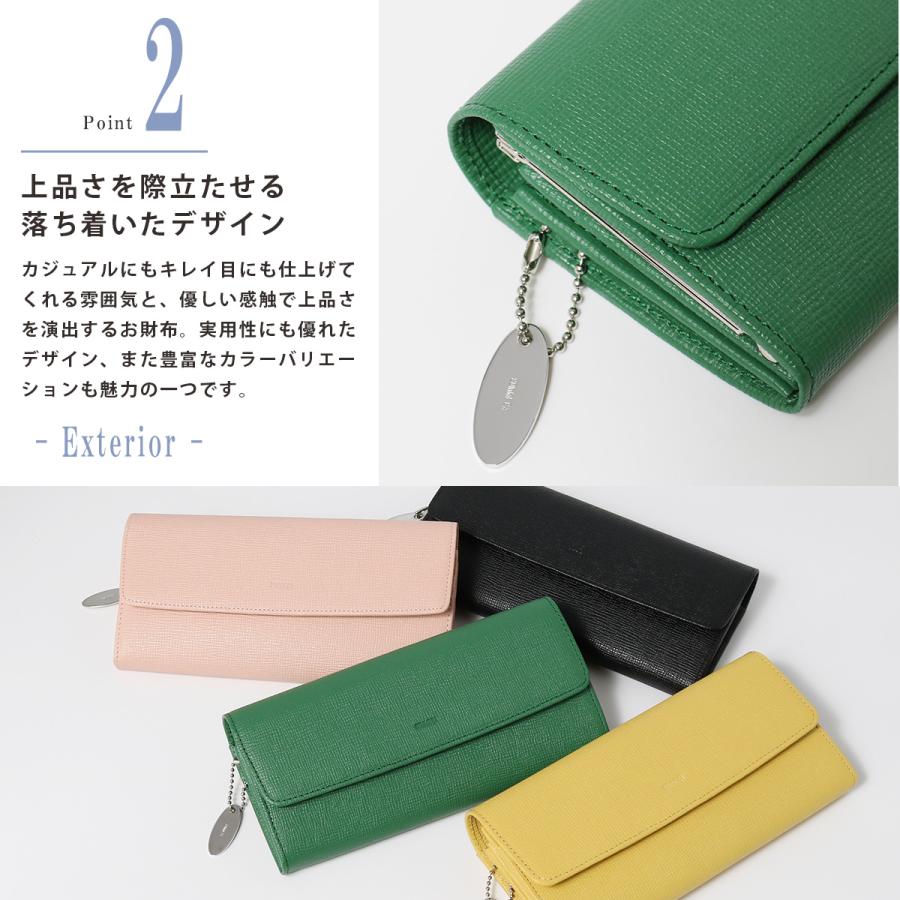 ★新品★COMME CA　コムサ　レザー長財布　マカロン　グリーン　高収納 COMME CA（コムサ） 長財布 シュリー レディース 74692 COMME CA Sully