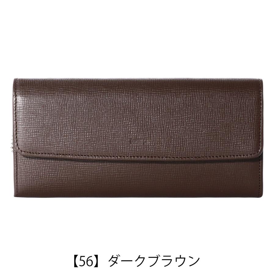 ロングウォレット COMME CA（コムサ） 長財布 かぶせ 本革 レザー シュリー 74693