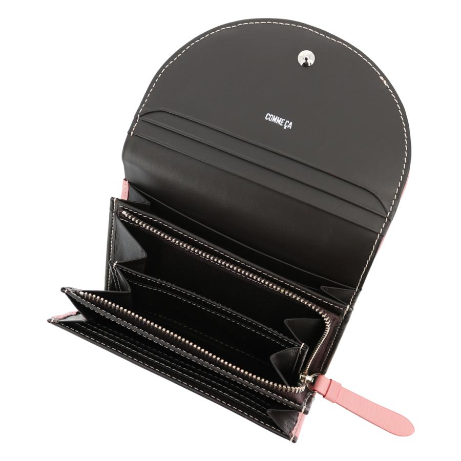 COMME CA　マカロン　折り財布　新品未使用 COMME CA（コムサ） 二つ折り財布 ミニ財布 マカロン レディース74702