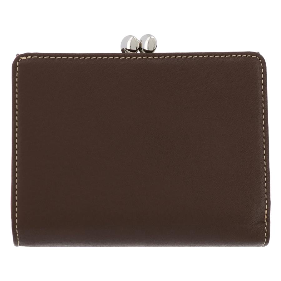 COMME CA（コムサ） 二つ折り財布 ガマ口 レディース 本革 マカロン