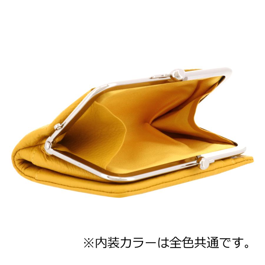 COMME CA（コムサ） 二つ折り財布 がま口 本革 ボンシック レディース