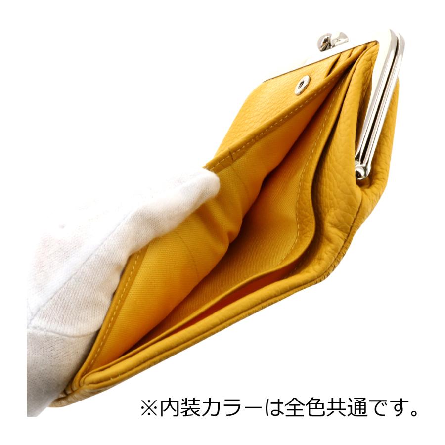 COMME CA（コムサ） 二つ折り財布 がま口 本革 ボンシック レディース