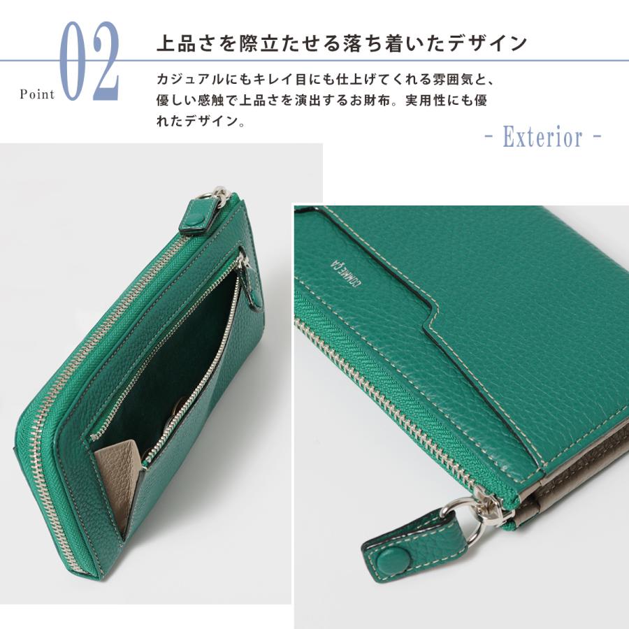 COMME CA（コムサ） 長財布 L字ファスナ― ボン・ボンシック レディース