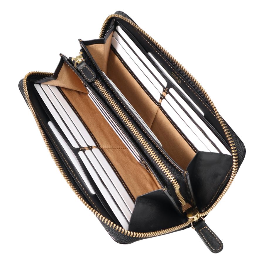 ★新品★COMME CA　コムサ　レザー長財布　ダークブラウン COMME CA（コムサ） 長財布 ボン・ボンシック レディース 本革 74790