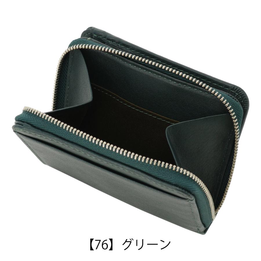 COMME CA MEN コムサメン 二つ折り財布 ミニ財布 ラウンドファスナー 