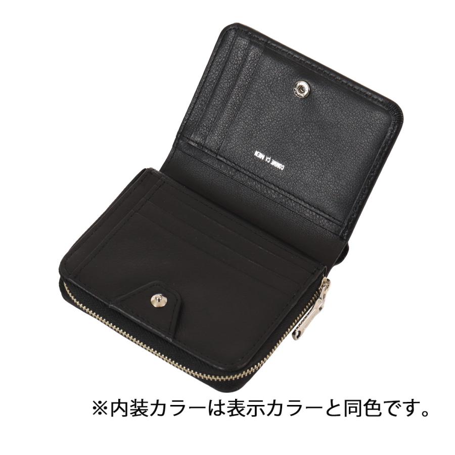COMME CA MEN（コムサメン） ラウンドファスナー 二つ折り財布 メンズ
