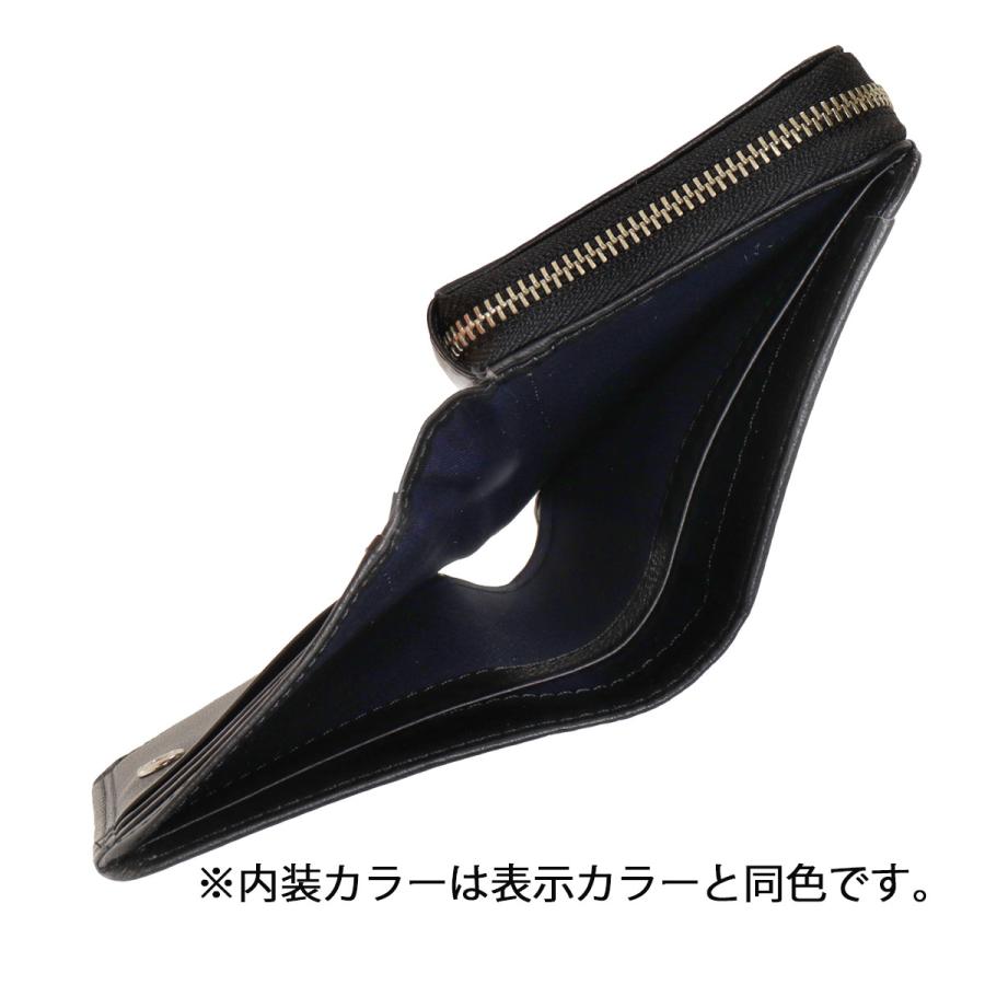 COMME CA MEN（コムサメン） ラウンドファスナー 二つ折り財布 5612