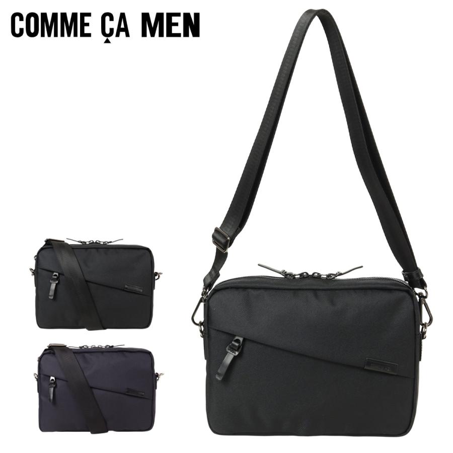 コムサメン ショルダーバッグ 横型 ポーチ メンズ 7134 OBLIQUE オブリック COMME CA MEN 軽量 速乾性 カジュアル お出掛け トラベル 旅行 シンプル COMME CA MEN（コムサメン） ショルダーバッグ 横型 ポーチ メンズ