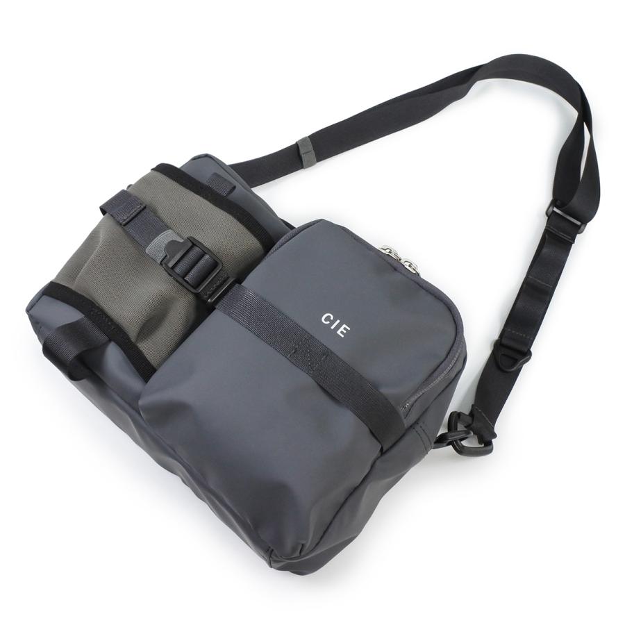 CIE（シー） ショルダーバッグ GRID3 BOTTLE SHOULDER BAG メンズ