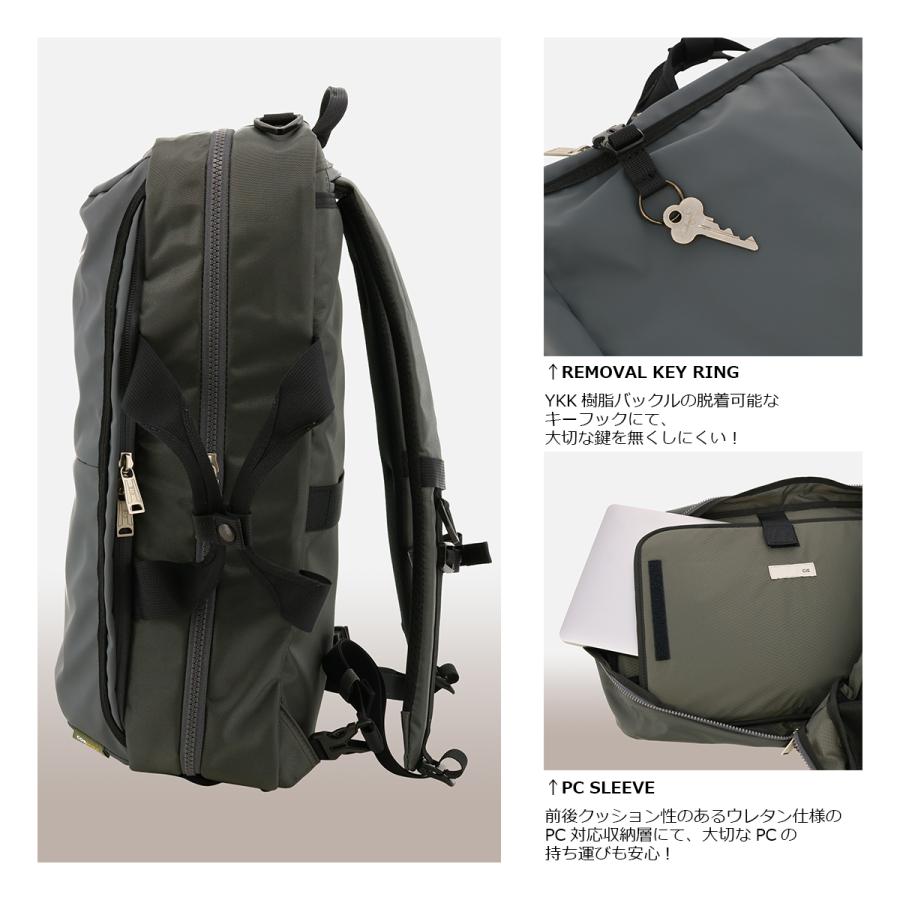 CIE リュック LEAP BACKPACK-L 2WAY メンズ レディース 072300 シー リープ Lサイズ バックパック リュックサック ナイロン 防水 撥水 軽量 日本製｜sacsbar｜09