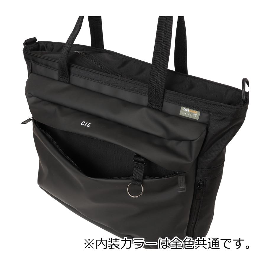CIE トートバッグ B4 ショルダーバッグ ビジネストート ビジネスショルダー 13インチ ビジネス カジュアル 撥水 メンズ レディース 日本製 072304 LEAP シーの画像