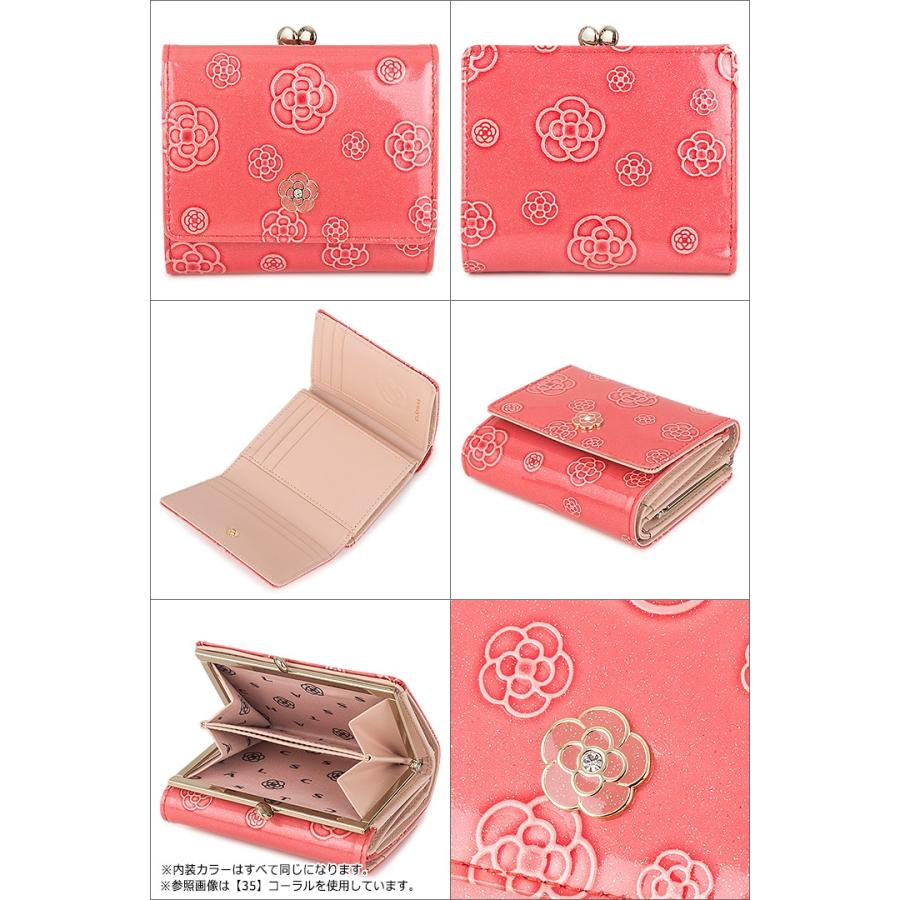 クレイサス Clathas 三つ折り財布 1846 アルゴ エナメル がま口 レデース レザー ミニ財布 極小財布 Po5 サックスバーpaypayモール店 通販 Paypayモール