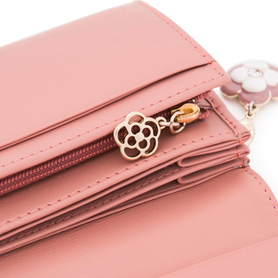 CLATHAS/クレイサス ヴォワイ 長財布 ピンク CLATHAS（クレイサス） 財布 長財布 ラウンドファスナー 本革 レザー