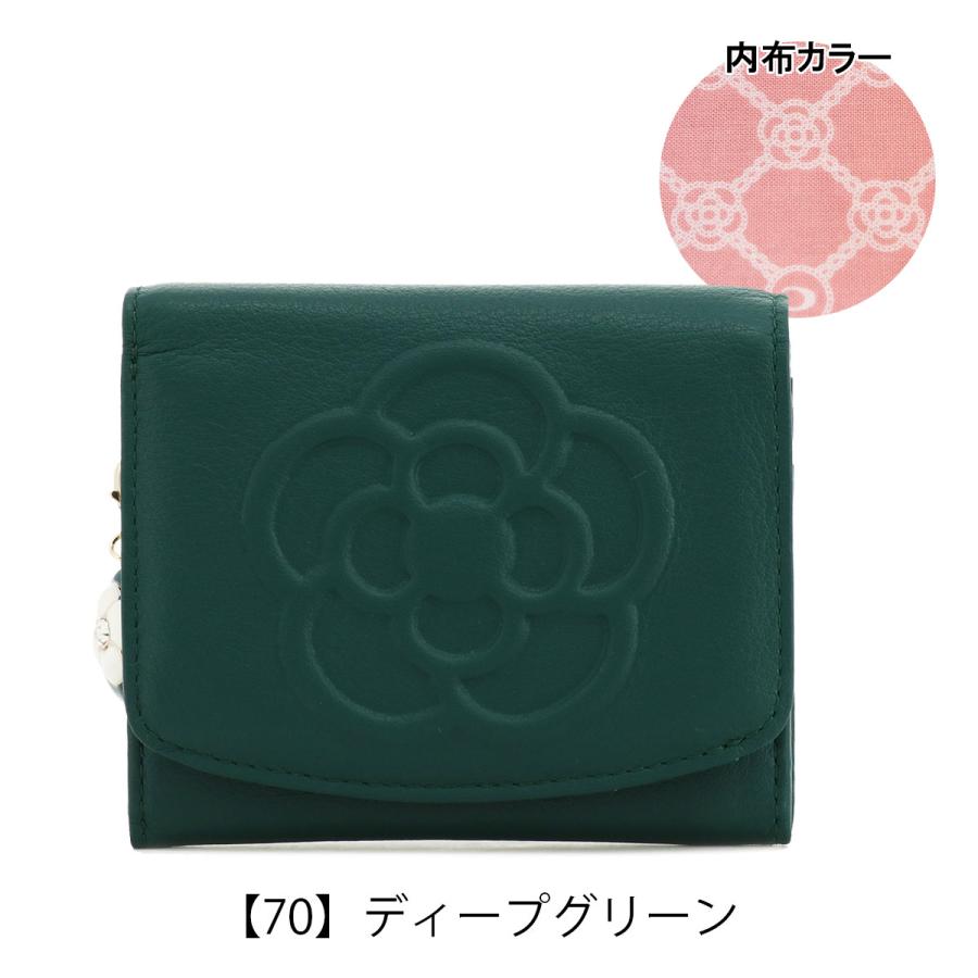 CLATHAS（クレイサス） 二つ折り財布 ミニ財布 ワッフル レディース