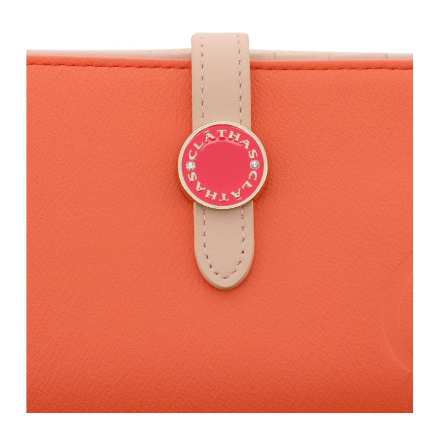 CLATHAS（クレイサス） 長財布 ラウンドファスナー レディース ブラン