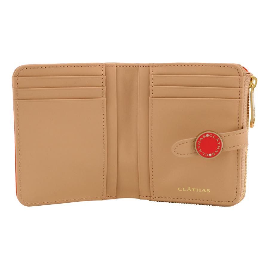 CLATHAS（クレイサス） 二つ折り財布 レディース 本革 ブラン 188402