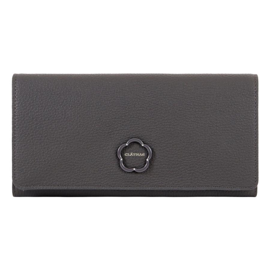 【極美品】高級 CLATHAS クレイサス 羊毛100% 裏地付き スーツ CLATHAS（クレイサス） 長財布 ギャルソン型 レディース ブルトン