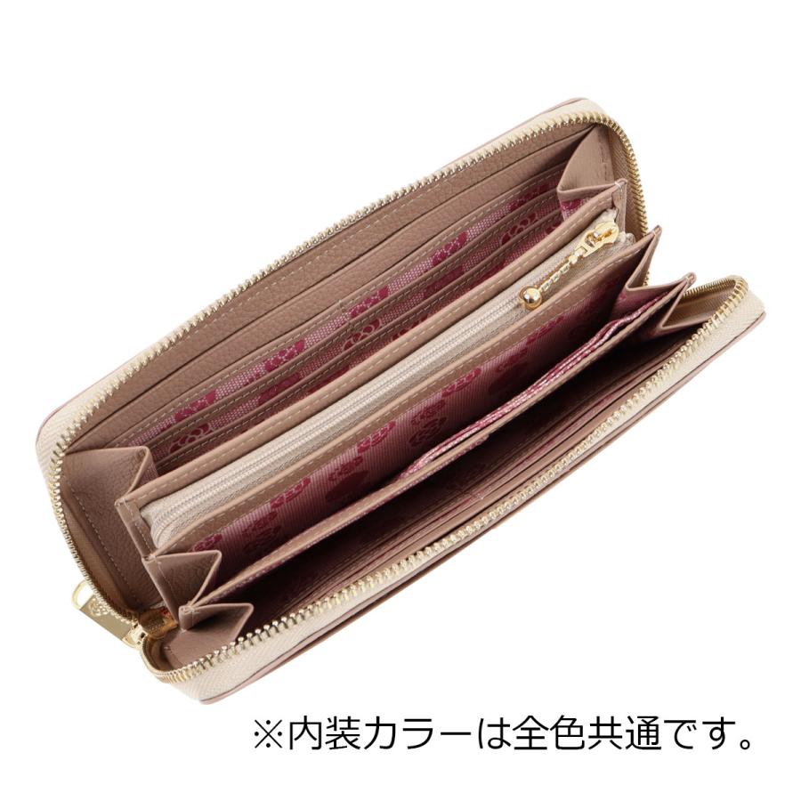 CLATHAS（クレイサス） 長財布 ラウンドファスナー レディース
