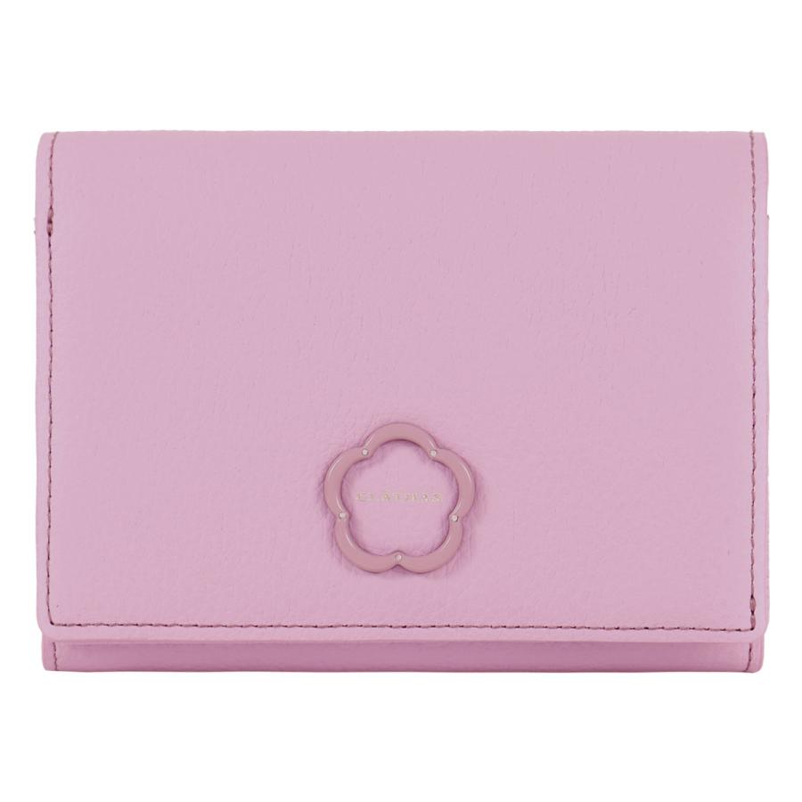 新品未使用✨美品 CLATHAS クレイサス 二つ折り財布 ライトピンク CLATHAS クレイサス 二つ折り財布 折り財布 BOX型小銭入れ 本革