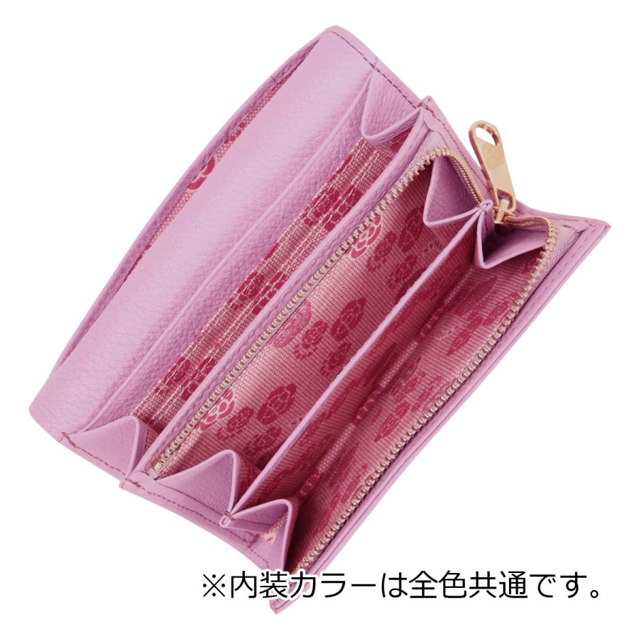 CLATHAS（クレイサス） 二つ折り財布 L字ファスナー レディース