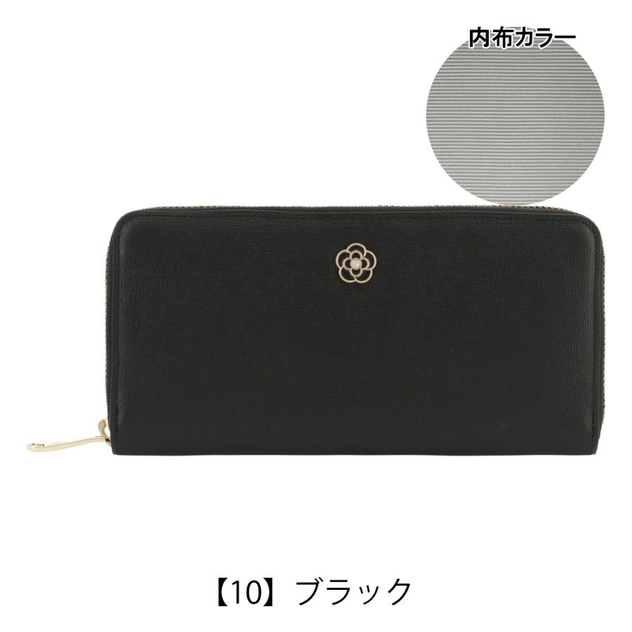 CLATHAS（クレイサス） 長財布 ラウンドファスナー 本革 レディース