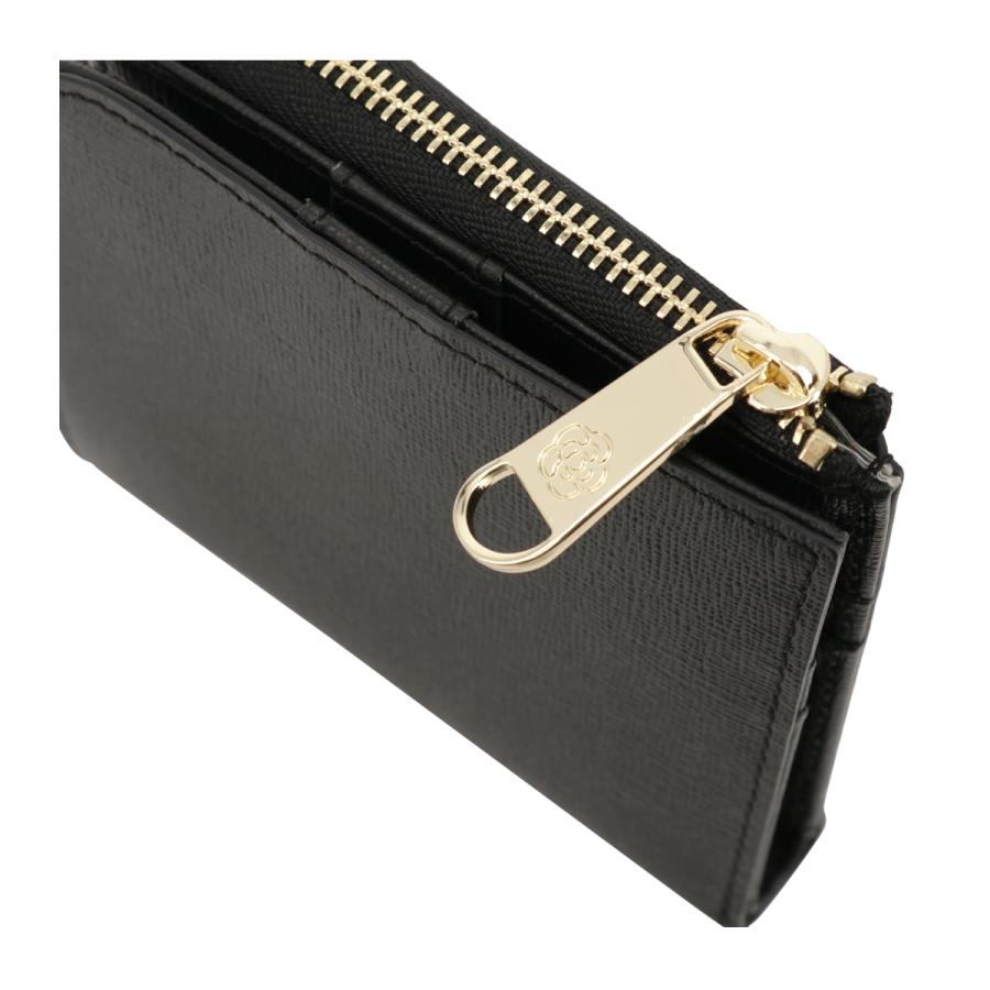 CLATHAS（クレイサス） 二つ折り財布 L字ファスナー 本革 レディース