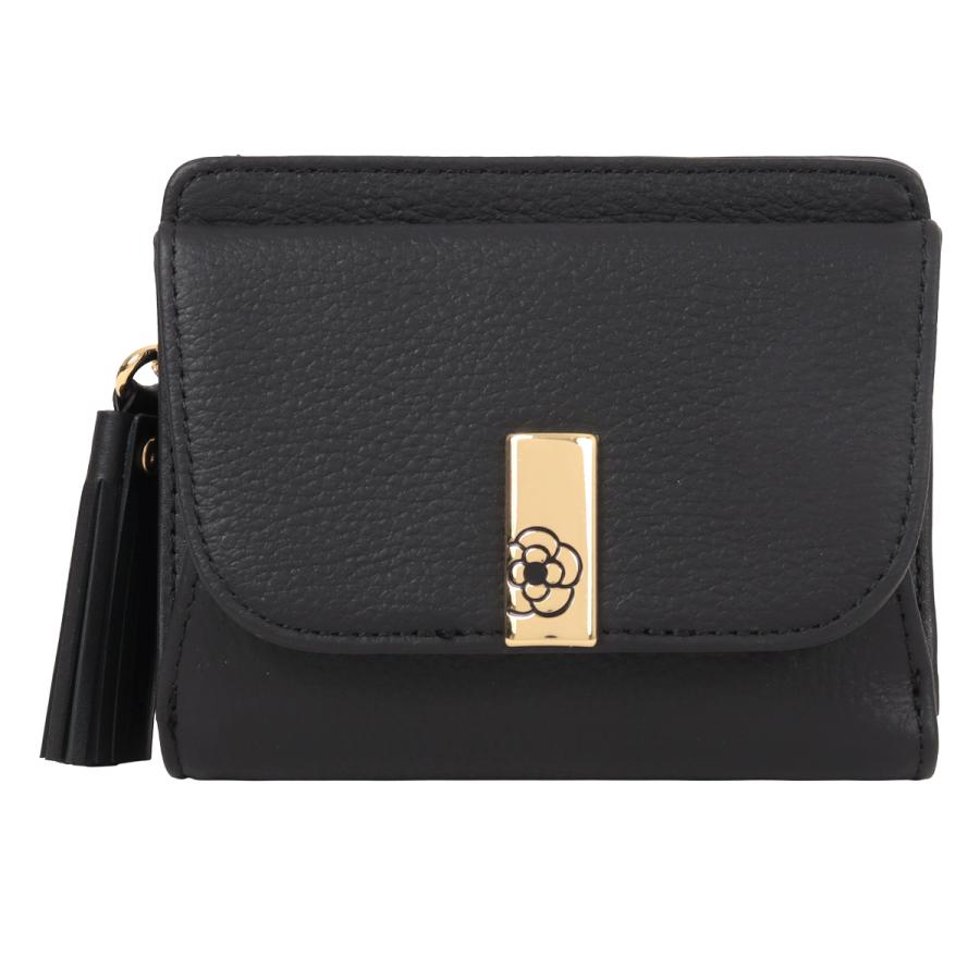 CLATHAS（クレイサス） 二つ折り財布 本革 レディース エクセ 190463 CLATHAS | ミニ財布 牛革 レザー タッセル ...