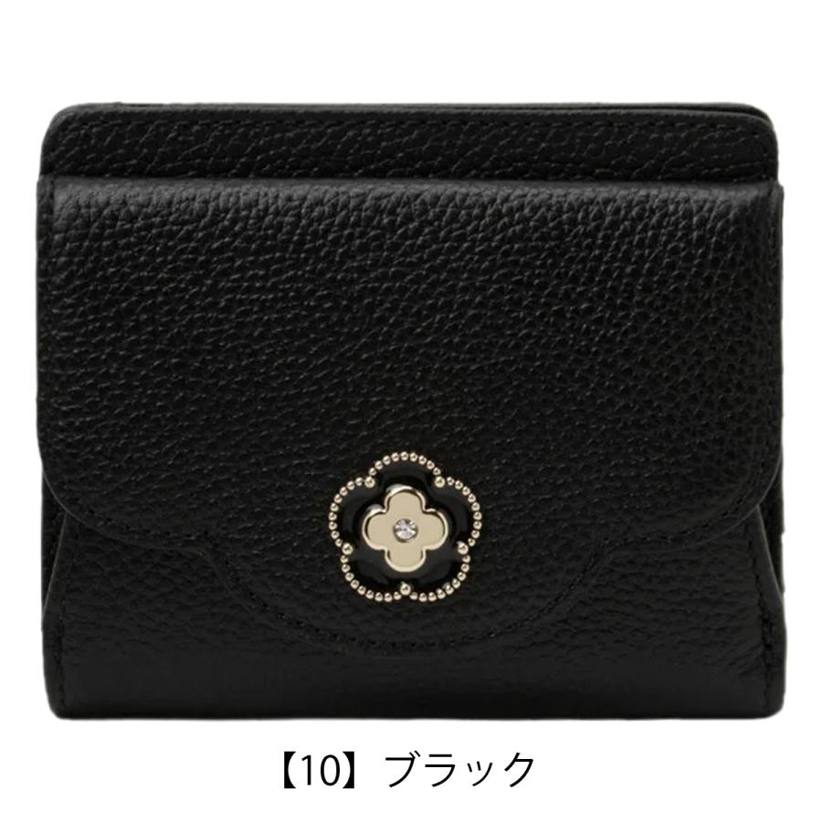 CLATHAS（クレイサス） 二つ折り財布 本革 ペルル レディース 190713