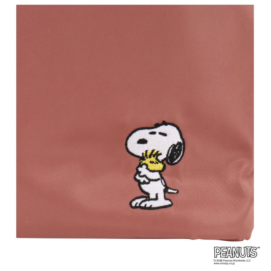 クレイサス スヌーピー ハンドバッグ SNOOPY プリント レディース 190790 CLATHAS 当社限定 別注 2WAY ショルダーバッグ ポーチ付き 刺繍 ピーナッツの画像