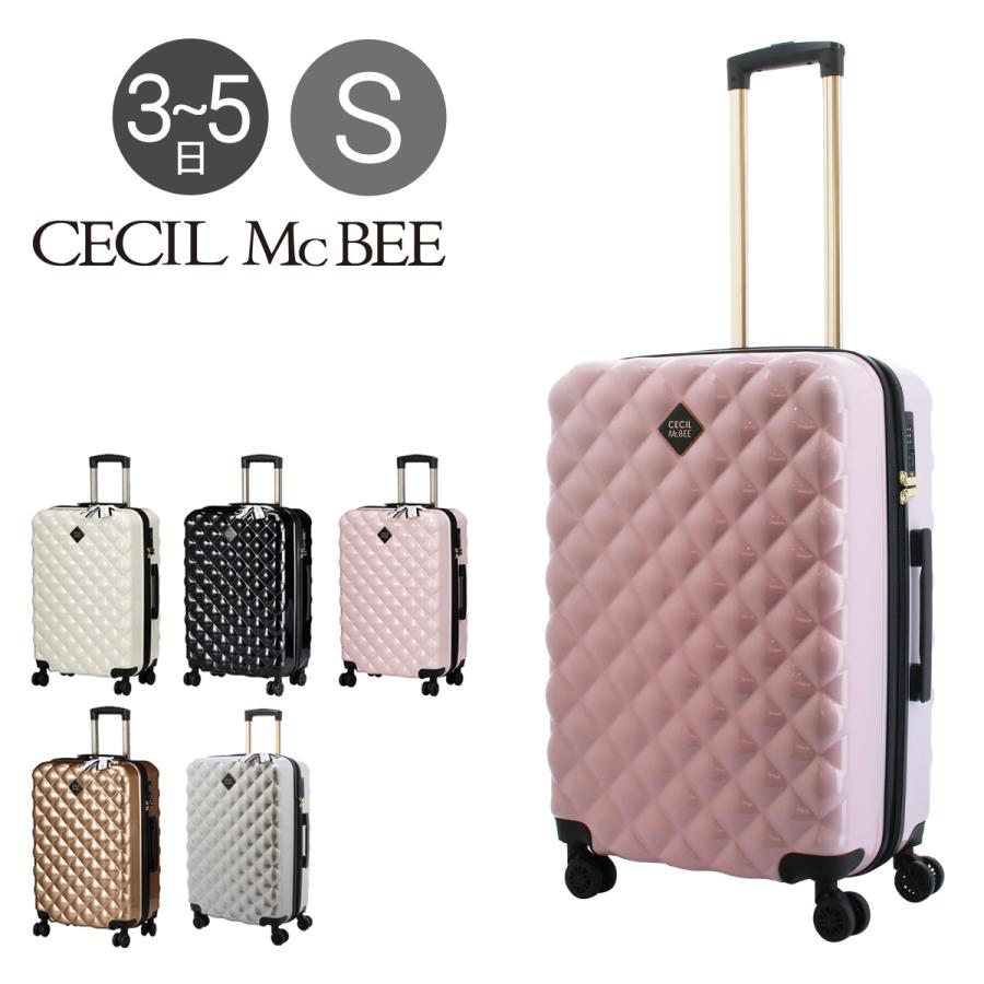 輝く高品質な セシルマクビー スーツケース レディース 53l 58cm 3 4kg Cm12 4 Cecil Mcbee Quilt Carry Case キャリーバッグ キャリーケース 正規激安 Cepici Gouv Ci