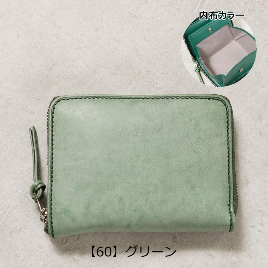 クルニー 二つ折り財布 シビラ ラウンドファスナー メンズ レディース CR-00045 CRONY. Sibilla Middle Wallet ミドルウォレット 本革 牛革 レザー｜sacsbar｜15