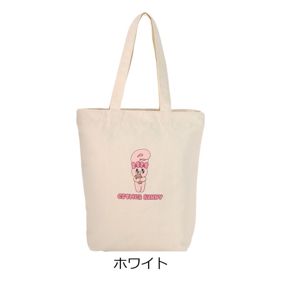 ホワイト キャンバス×レザー トートバッグ KINDERSALMON 韓国 ☆100 