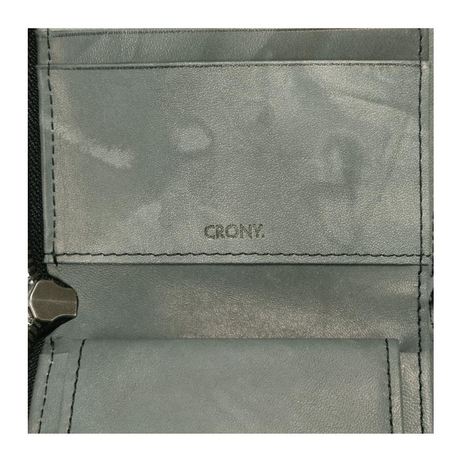 CRONY. クルニー 二つ折り財布 財布 二つ折り ラウンドファスナー