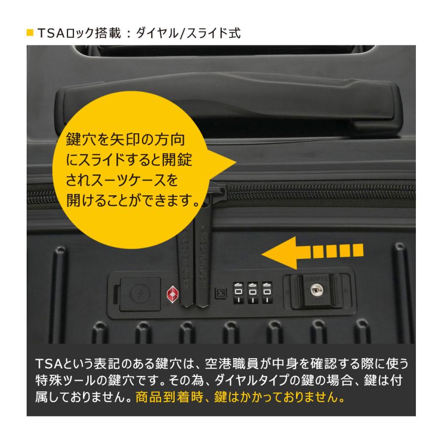 TAKEO KIKUCHI（タケオキクチ） スーツケース ファスナー CTY005 TAKEO