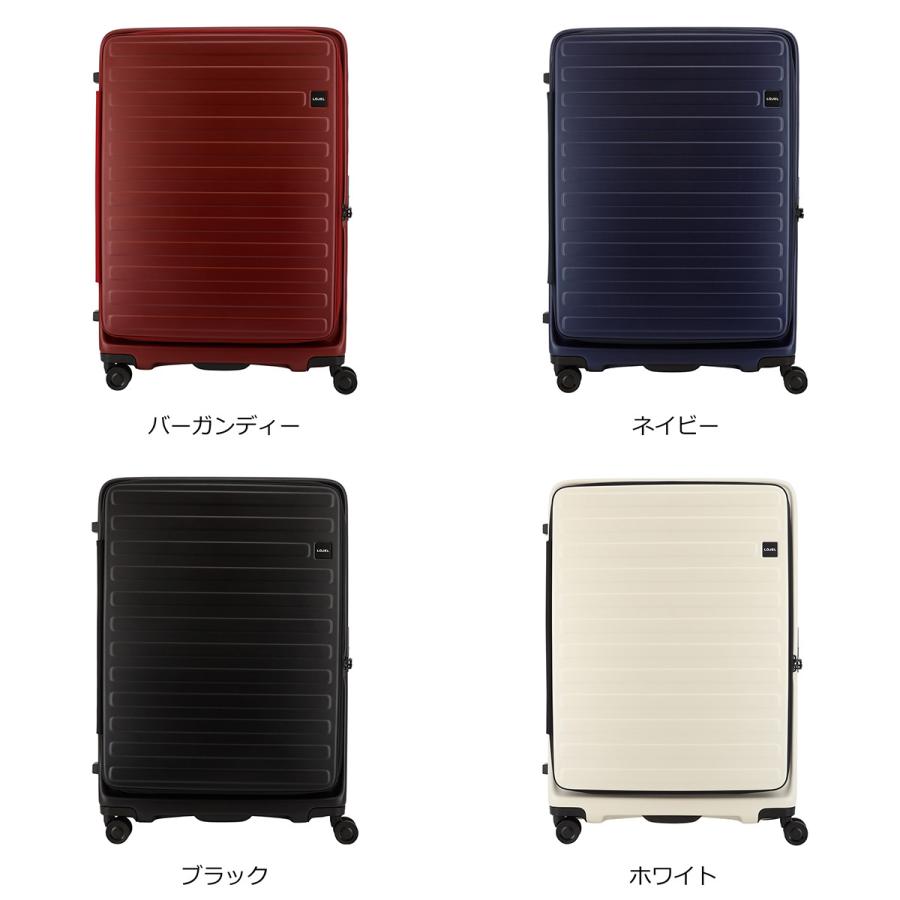 LOJEL ロジェール スーツケース Cubo Lサイズ 120L ブラック LOJEL（ロジェール） スーツケース キューボ 120(130)L 72cm 5.3kg