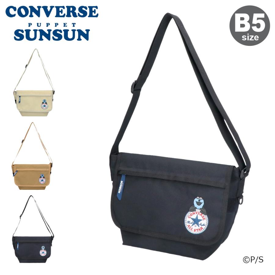 パペット　スンスン　コンバース　ミニメッセンジャーバッグ　ブラック セール】【CONVERSE/コンバース】SUNSUN MINI SHOULDER BAG