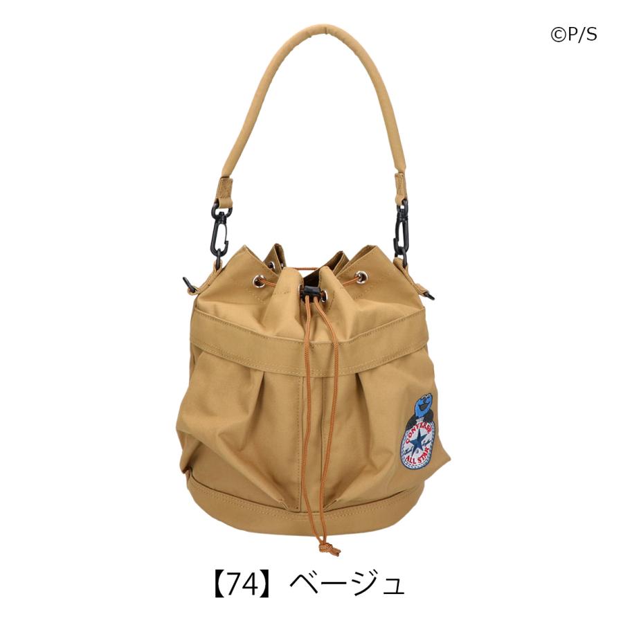 CONVERSE SUNSUN ベージュ ショルダーバッグ CONVERSE（コンバース） パペットスンスン ショルダーバッグ B5 2WAY
