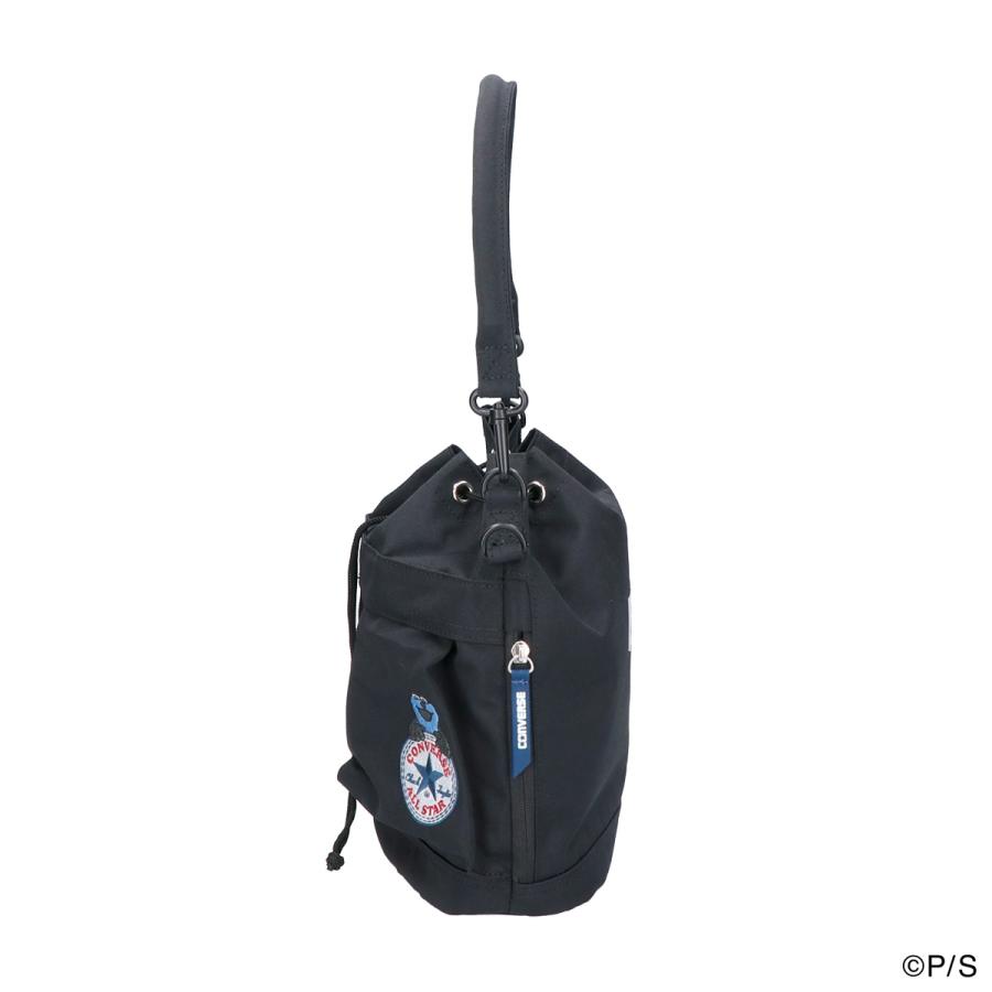 パペット　スンスン　コンバース　ミニメッセンジャーバッグ　ブラック CONVERSE ショルダーバッグ 「CONVERSE」SUNSUN MINI MESSENGER
