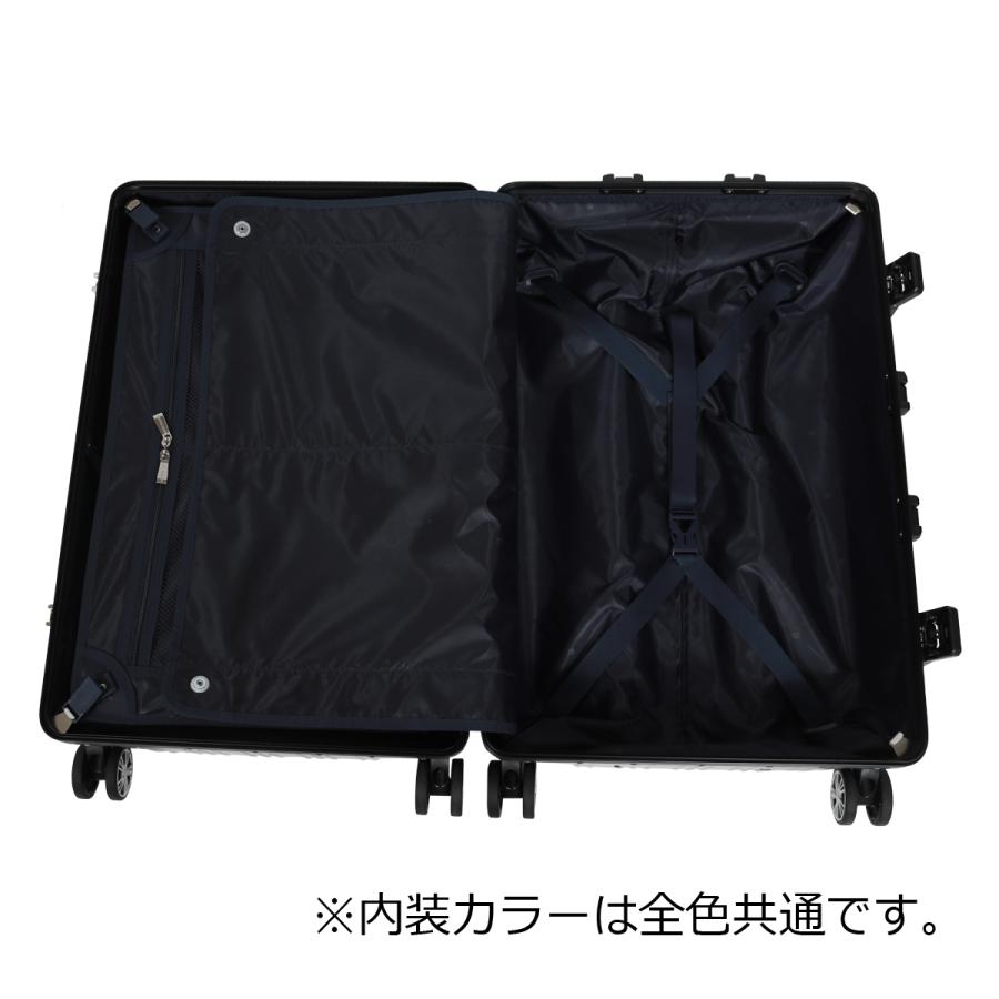 タケオキクチ スーツケース アルミフレーム DAJ003 TAKEO KIKUCHI 65L 4.4kg Mサイズ ビジネス 軽量 キャリーケース キャリーバッグ 出張 tab7｜sacsbar｜14