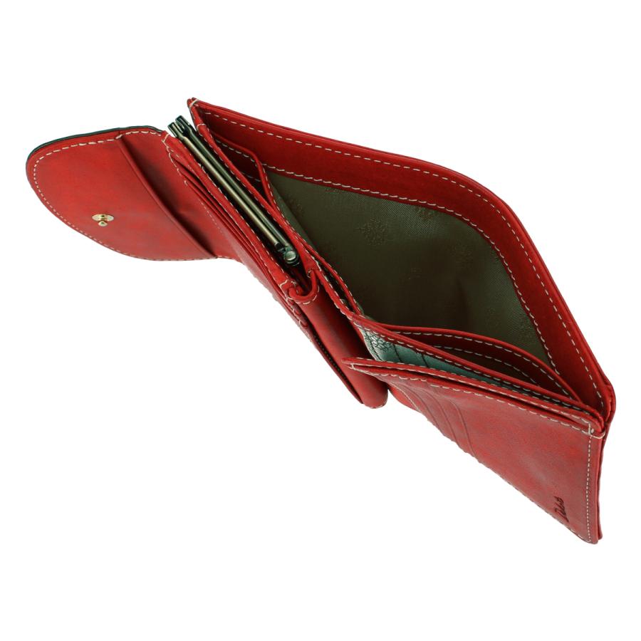 ダコタ 二つ折り財布 がま口 本革 レザー コラッジョ レディース 0030941 0036441 Dakota ミニ財布 牛革の画像