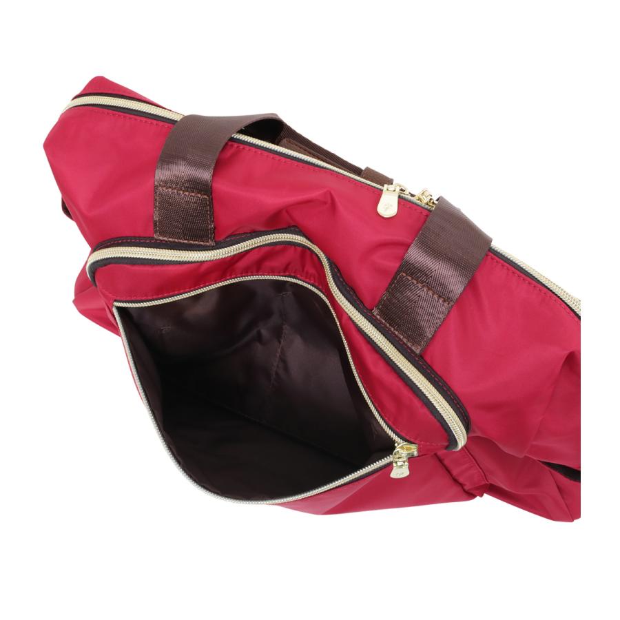 ボストンバッグ　旅行バッグ　ダークブラウン ケスクルデザイン ボストンバッグ レディースDC3-078 Quest ce