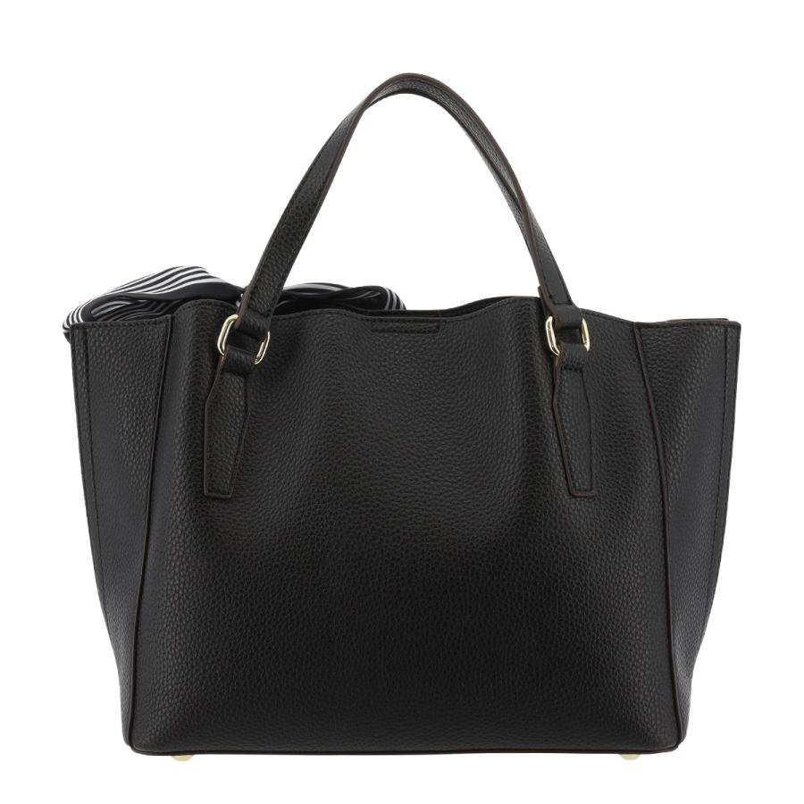 ハンドバッグ　黒　25センチ ホルテンシア ミニ ハンドバッグ クロコ型押し - BLACK CROCO