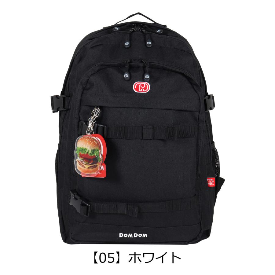 く*ー様 ドムドムバーガー　リュック　タグ付き新品　30L　バック　カバン　ハン リュック 30L 大容量 DOMDOM ドムドムハンバーガー レトロ A4 PC