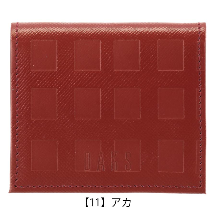 DAKS（ダックス） 小銭入れ コインケース チェッカーエンボス DP25570